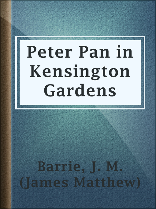 Peter Pan in Kensington Gardens 的封面图片